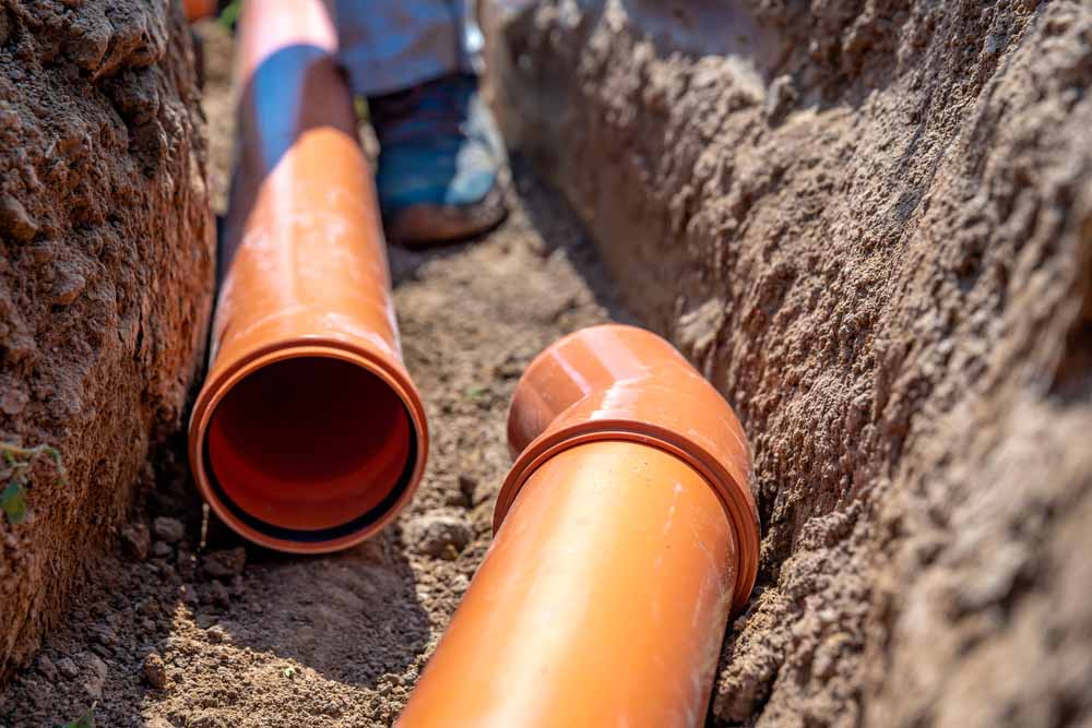 Pro Sewer technician working on sewer repairs
